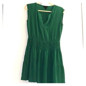 J. Crew Green Mini Dress